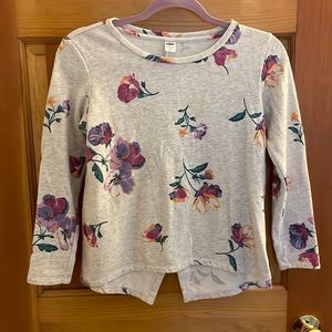 Old navy long sleeve (thin sweatshirt material) size large 10-12